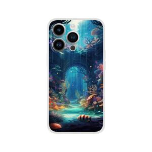 Underwater Paradise Ocean Phone Case - Flexi case, Apple - iPhone 14 Pro