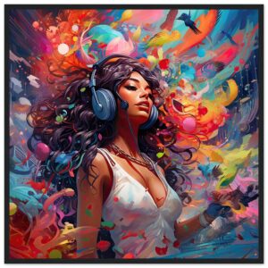 Music in Color Framed Print