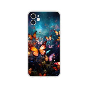 Butterflies of Light Colorful Phone Case - Flexi case, Apple - iPhone 11