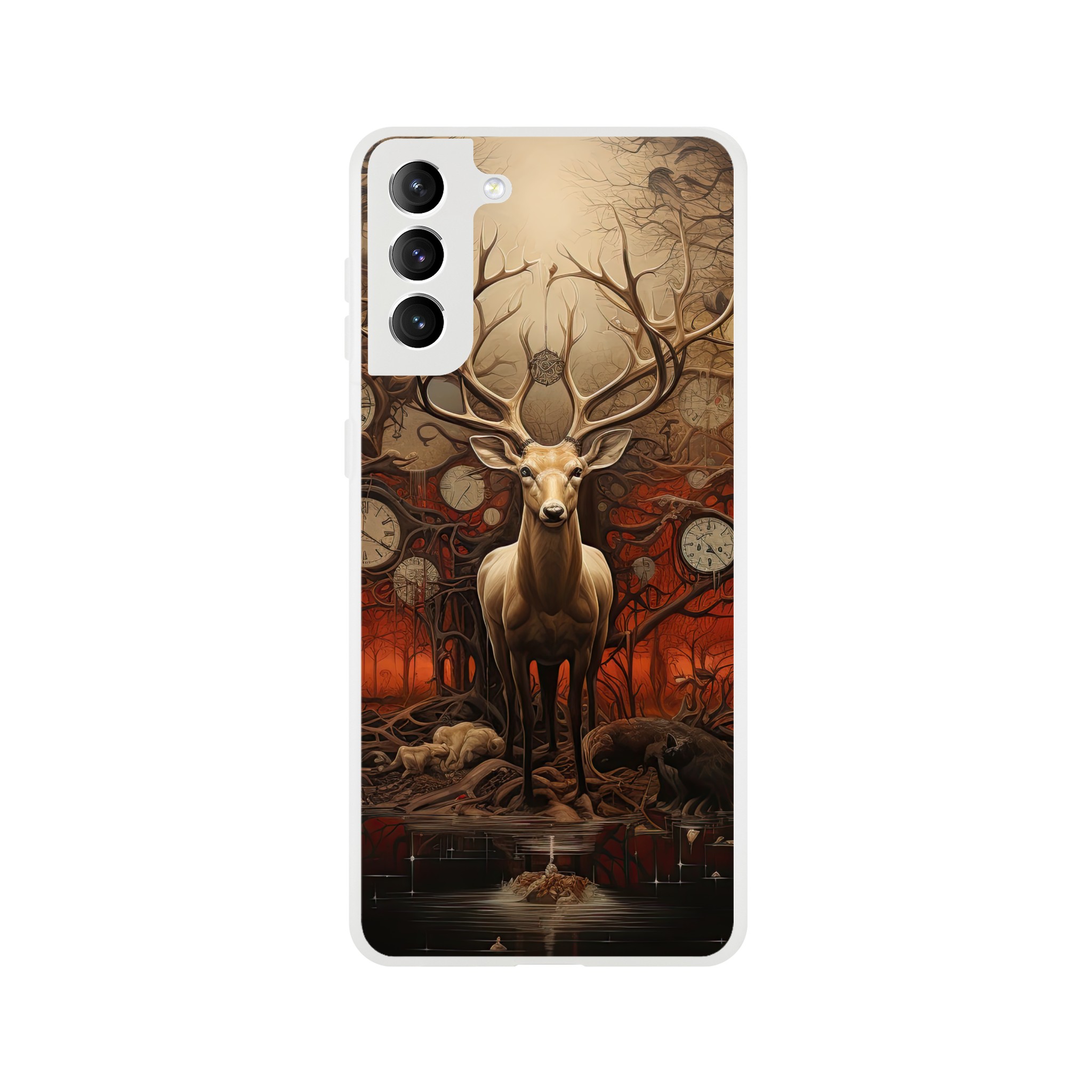 Forest Spirit God of Time Phone Case – Flexi case, Samsung – Galaxy S21 Plus