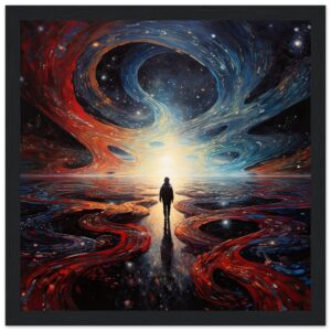 Infinity Abstract Design Frame Print