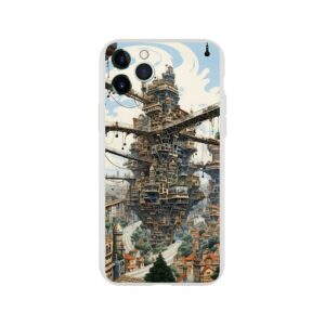 Surreal City Abstract Phone Case - Flexi case, Apple - iPhone 11 Pro