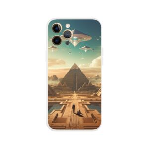 Sci-Fi Futuristic Egypt Phone Case - Flexi case, Apple - iPhone 12 Pro Max