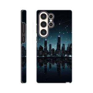 City Skyline Night Constellations Phone Case - Tough case, Samsung - Galaxy S23 Ultra