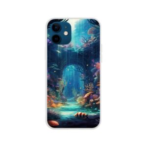 Underwater Paradise Ocean Phone Case - Flexi case, Apple - iPhone 12