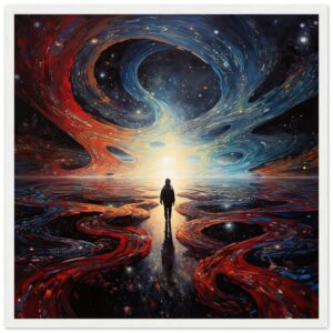 Infinity Abstract Design Frame Print