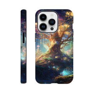 Magical Tree Kingdom Phone Case - Tough case, Apple - iPhone 14 Pro