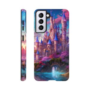 Colorful Fairy Tale Castle Phone Case - Tough case, Samsung - Galaxy S21