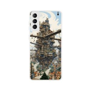 Surreal City Abstract Phone Case - Flexi case, Samsung - Galaxy S21 Plus
