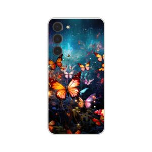 Butterflies of Light Colorful Phone Case - Flexi case, Samsung - Galaxy S23 Plus
