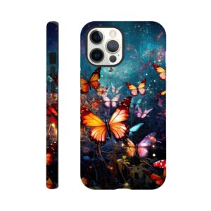 Butterflies of Light Colorful Phone Case - Tough case, Apple - iPhone 12 Pro Max