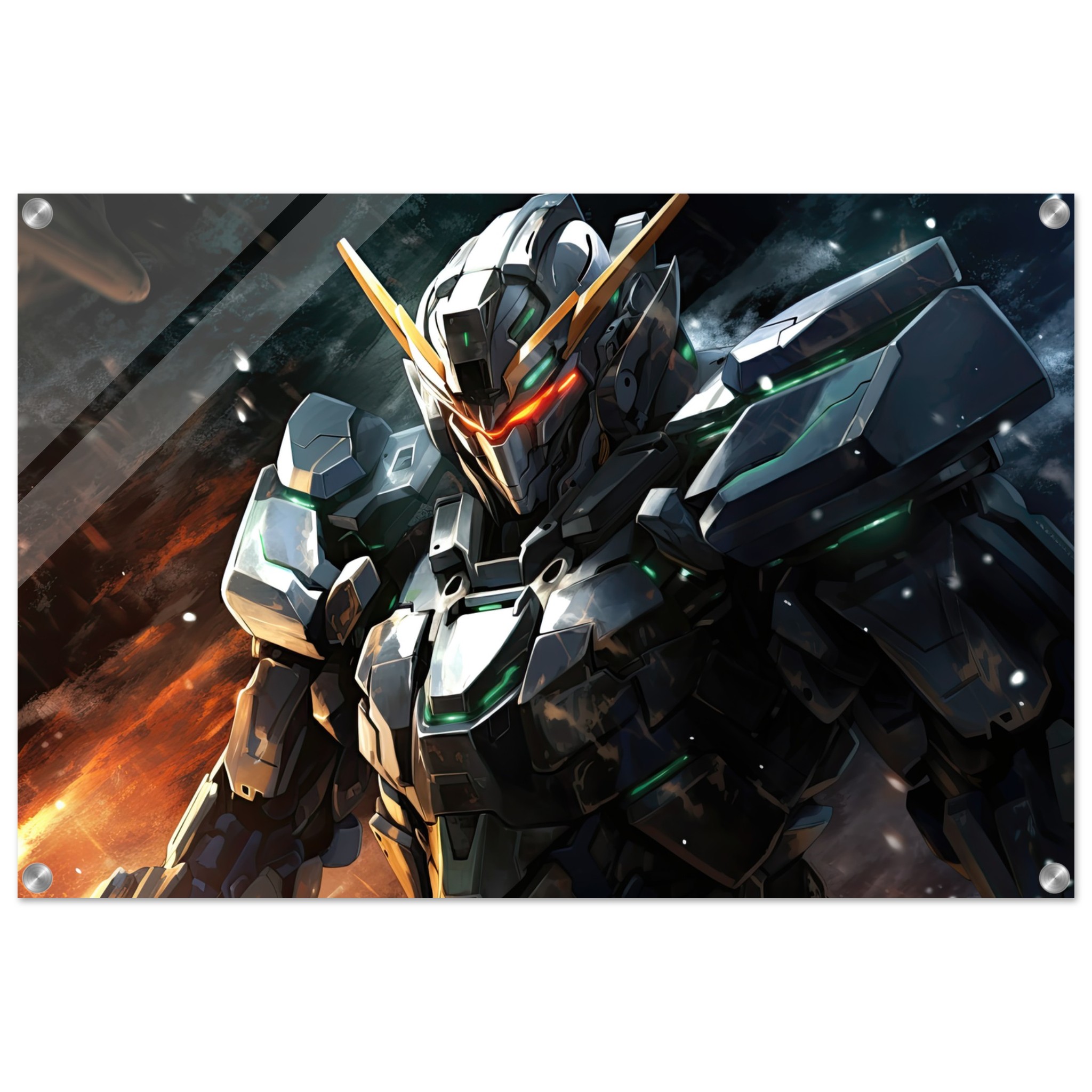 Titan’s Awakening – Mech Sci-Fi Acrylic Print – 50×75 cm / 20×30″