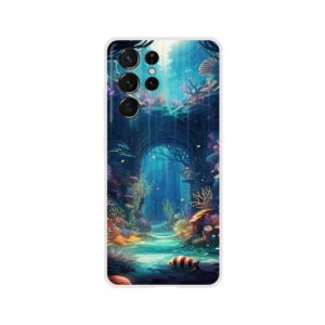 Underwater Paradise Ocean Phone Case - Flexi case, Samsung - Galaxy S21 Ultra