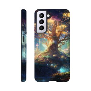 Magical Tree Kingdom Phone Case - Tough case, Samsung - Galaxy S21