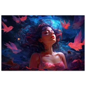 Sweet Dreams Beautiful Canvas Print - 60x90 cm / 24x36″, Slim