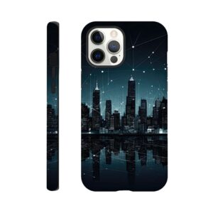 City Skyline Night Constellations Phone Case - Tough case, Apple - iPhone 12 Pro Max