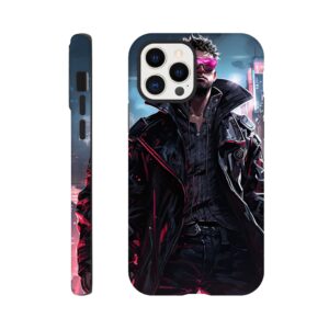 Cool Cyberpunk Dude Phone Case - Tough case, Apple - iPhone 12 Pro
