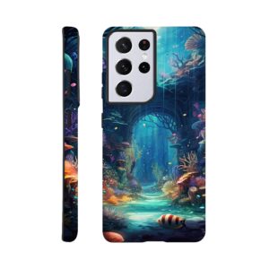 Underwater Paradise Ocean Phone Case - Tough case, Samsung - Galaxy S21 Ultra