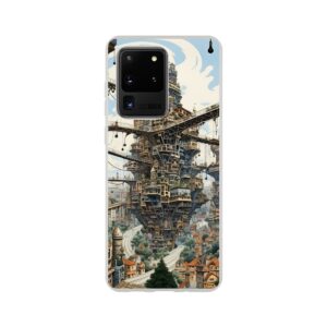 Surreal City Abstract Phone Case - Flexi case, Samsung - Galaxy S20 Ultra