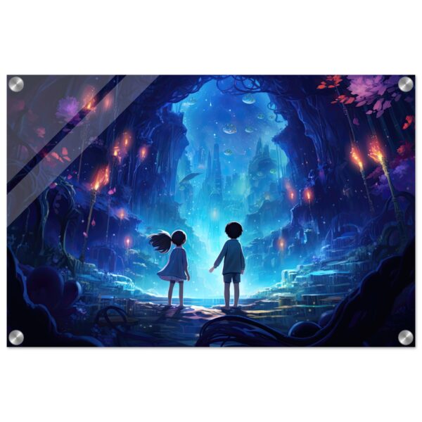 A World of Wonder - Anime Style Acrylic Print - 40x60 cm / 16x24″