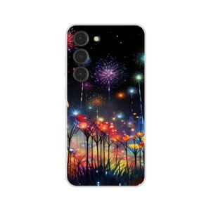 Fireworks and Flowers of Light and Color Phone Case - Flexi case, Samsung - Galaxy S23