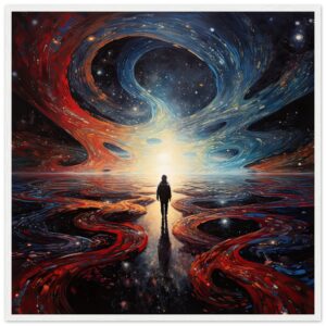 Infinity Abstract Design Frame Print