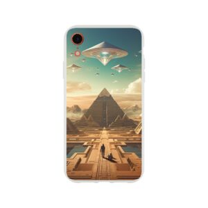 Sci-Fi Futuristic Egypt Phone Case - Flexi case, Apple - iPhone XR
