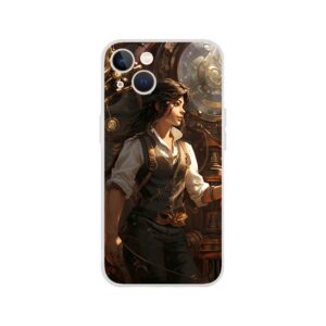 Steampunk Princess Fantasy Phone Case - Flexi case, Apple - iPhone 13
