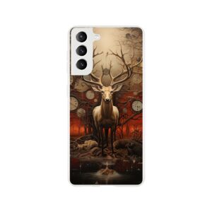 Forest Spirit God of Time Phone Case - Flexi case, Samsung - Galaxy S21