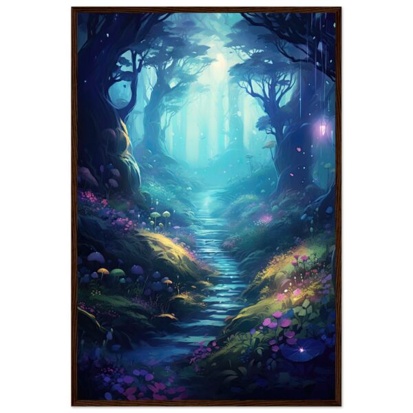 Path Through the Magic Forest Framed Print