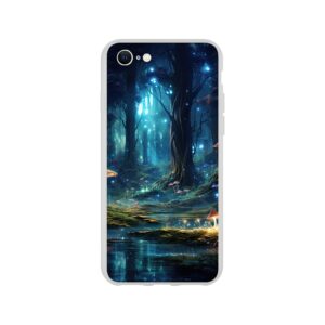 Enchanted Forest of Lights Phone Case - Flexi case, Apple - iPhone SE