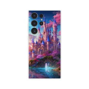 Colorful Fairy Tale Castle Phone Case - Flexi case, Samsung - Galaxy S23 Ultra