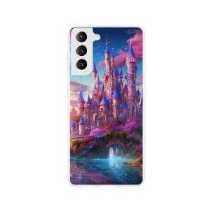 Colorful Fairy Tale Castle Phone Case - Flexi case, Samsung - Galaxy S21