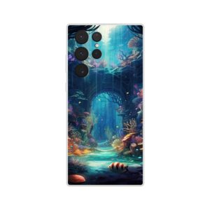 Underwater Paradise Ocean Phone Case - Flexi case, Samsung - Galaxy S22 Ultra