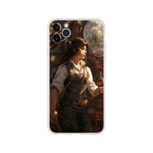 Steampunk Princess Fantasy Phone Case - Flexi case, Apple - iPhone 11 Pro Max