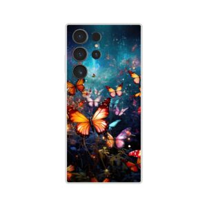 Butterflies of Light Colorful Phone Case - Flexi case, Samsung - Galaxy S23 Ultra