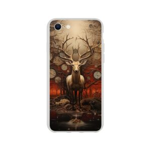 Forest Spirit God of Time Phone Case - Flexi case, Apple - iPhone SE