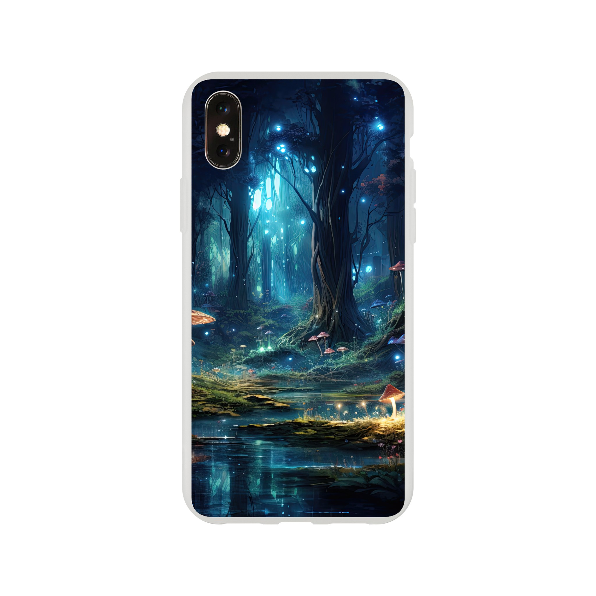 Enchanted Forest of Lights Phone Case – Flexi case, Apple – iPhone X