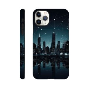 City Skyline Night Constellations Phone Case - Tough case, Apple - iPhone 11 Pro Max
