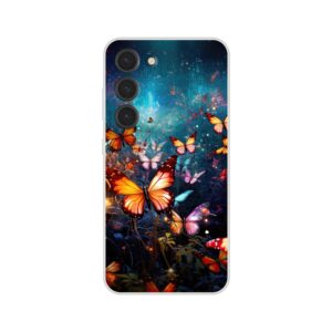 Butterflies of Light Colorful Phone Case - Flexi case, Samsung - Galaxy S23