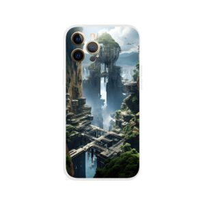 Sci-Fi Concept World Phone Case - Flexi case, Apple - iPhone 12 Pro Max