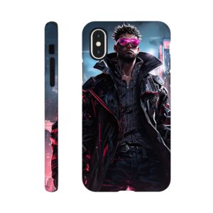 Cool Cyberpunk Dude Phone Case - Tough case, Apple - iPhone XS