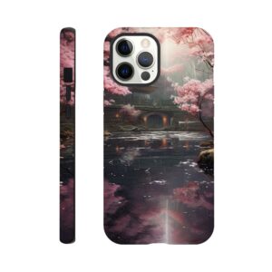 Secret Cherry Blossom Temple Phone Case - Tough case, Apple - iPhone 12 Pro Max