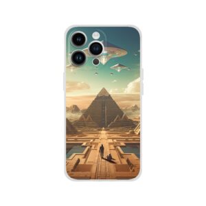 Sci-Fi Futuristic Egypt Phone Case - Flexi case, Apple - iPhone 14 Pro Max