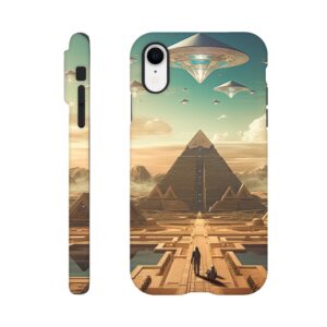 Sci-Fi Futuristic Egypt Phone Case - Tough case, Apple - iPhone XR
