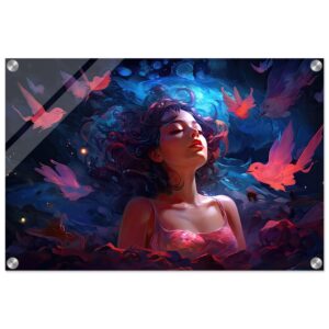 Sweet Dreams Beautiful Acrylic Print - 40x60 cm / 16x24″