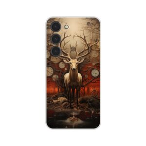 Forest Spirit God of Time Phone Case - Flexi case, Samsung - Galaxy S23