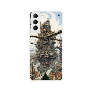 Surreal City Abstract Phone Case - Flexi case, Samsung - Galaxy S21