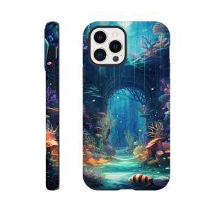 Underwater Paradise Ocean Phone Case - Tough case, Apple - iPhone 12 Pro