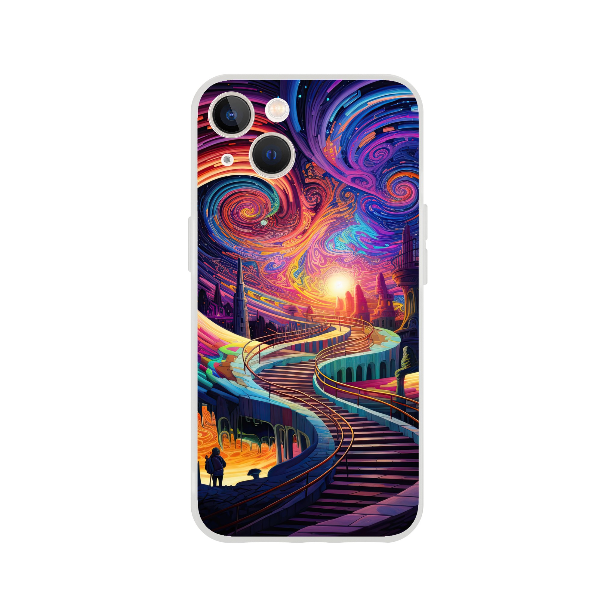 Trippy Colorful Adventure Phone Case – Flexi case, Apple – iPhone 13
